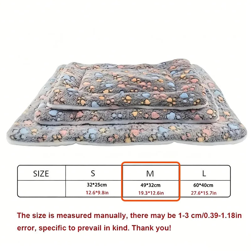 Double-Sided Plush Pet Mat