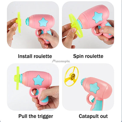 Flying Disc Launcher Cat Toy