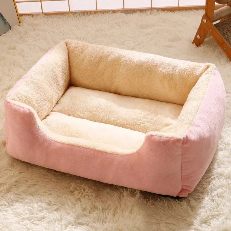 Winter Cat Basket Bed