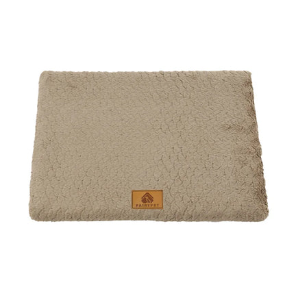 Faux Fur Pet Bed with Washable Cover