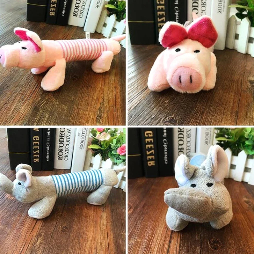 Plush Squeaky Animal Dog Toys