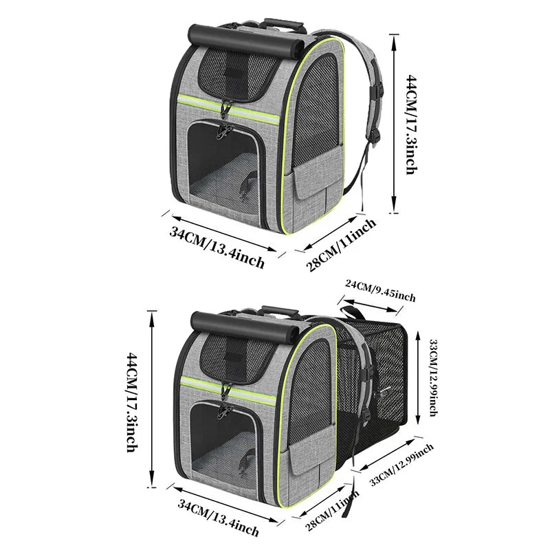 Expandable Cat Carrier Backpack