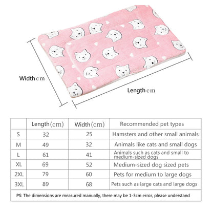 Thickened Warm Pet Sleeping Mat