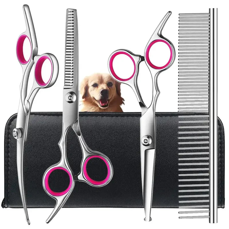 4-Piece Pet Grooming Scissors Set