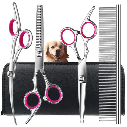 4-Piece Pet Grooming Scissors Set