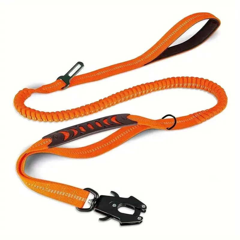Heavy-Duty Dog Leash with Traffic Handle