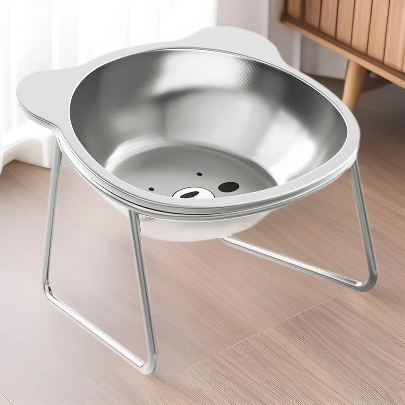 Elevated Stainless Steel Pet Bowl