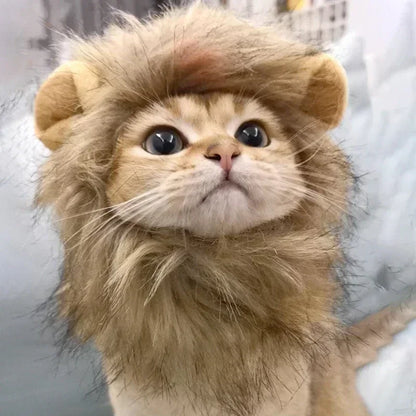 Lion Mane Cat Costume Hat