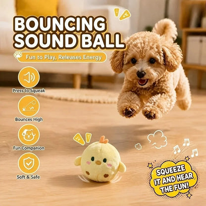 Squeaky Bouncing Chick Ball