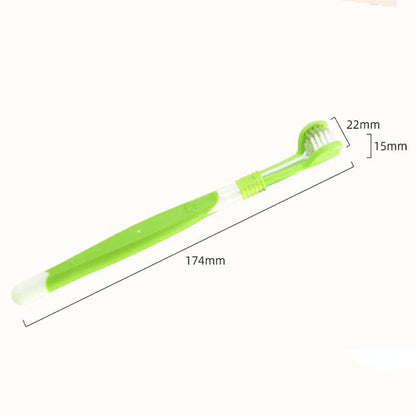 3-Sided Pet Toothbrush