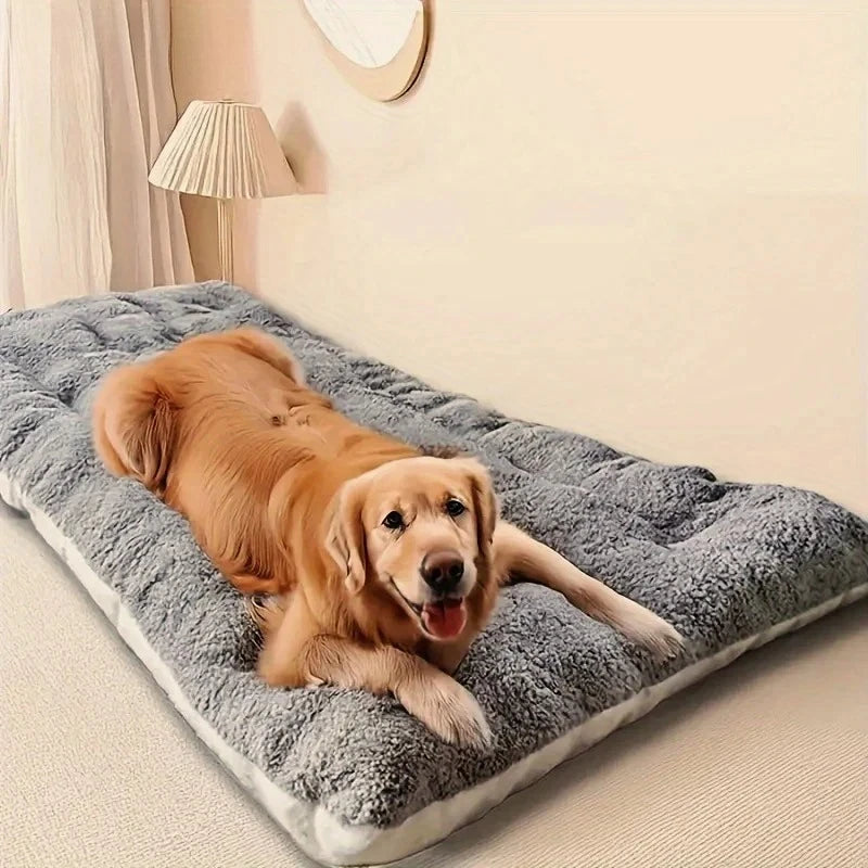 Super-Soft Plush Dog Bed Mat