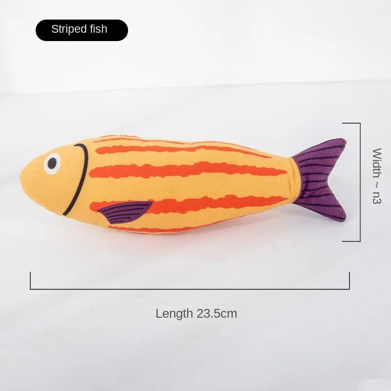 Fish-Shape Catnip Cat Toy