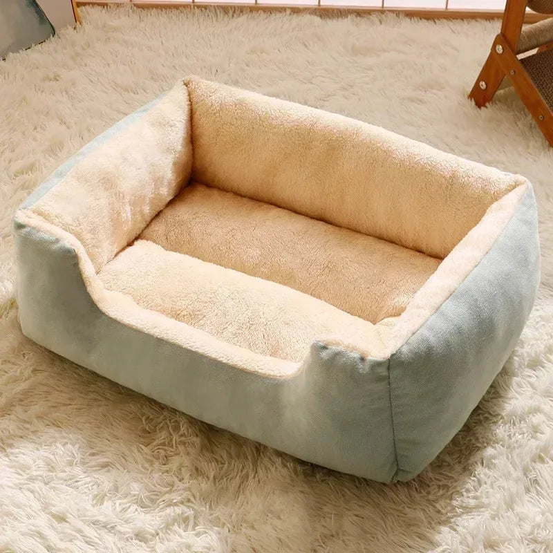 Winter Cat Basket Bed