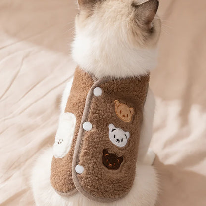 Fleece Dog and Cat Winter Jacket