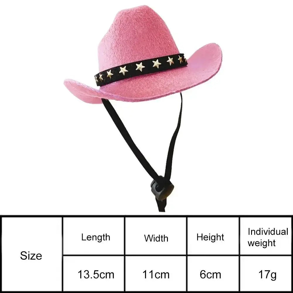 Adjustable Cowboy Pet Hat