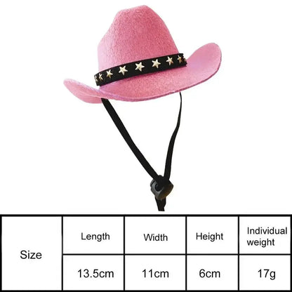Adjustable Cowboy Pet Hat