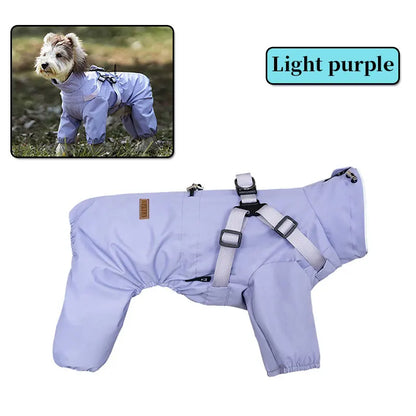 Full Body Dog Waterproof Raincoat