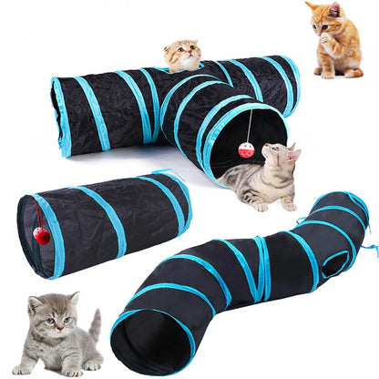 Foldable Cat Play Tunnel