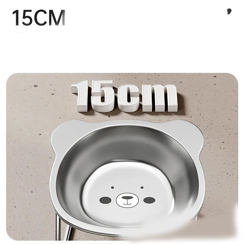 Elevated Stainless Steel Pet Bowl