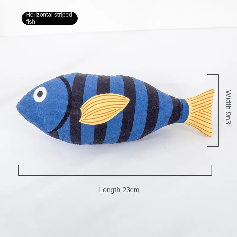 Fish-Shape Catnip Cat Toy