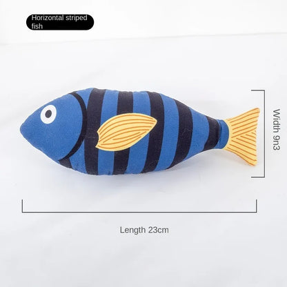 Fish-Shape Catnip Cat Toy