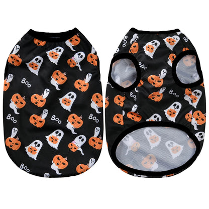 Pumpkin Print Halloween Pet Vest