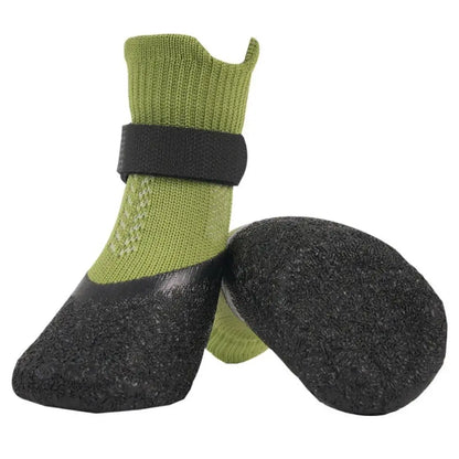 4-Pack Waterproof Dog Shoe Socks