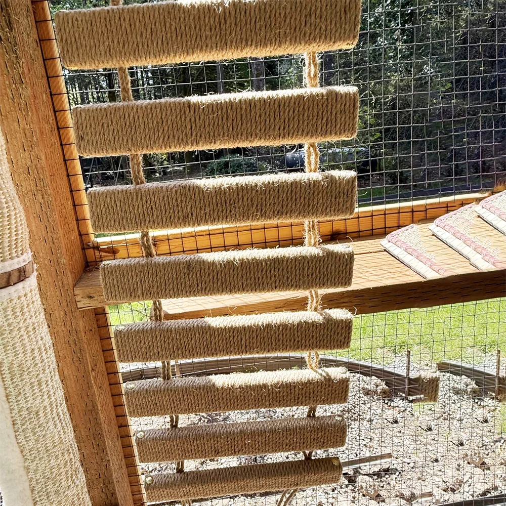Sisal Cat Climbing Ladder Bridge