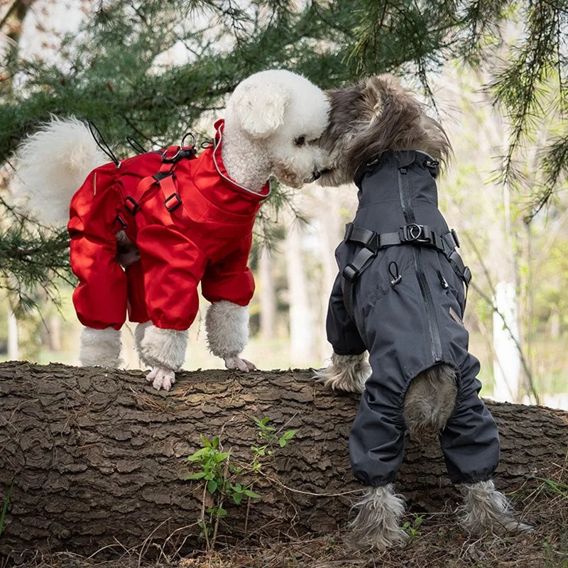 Full Body Dog Waterproof Raincoat