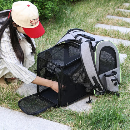 Expandable Cat Carrier Backpack