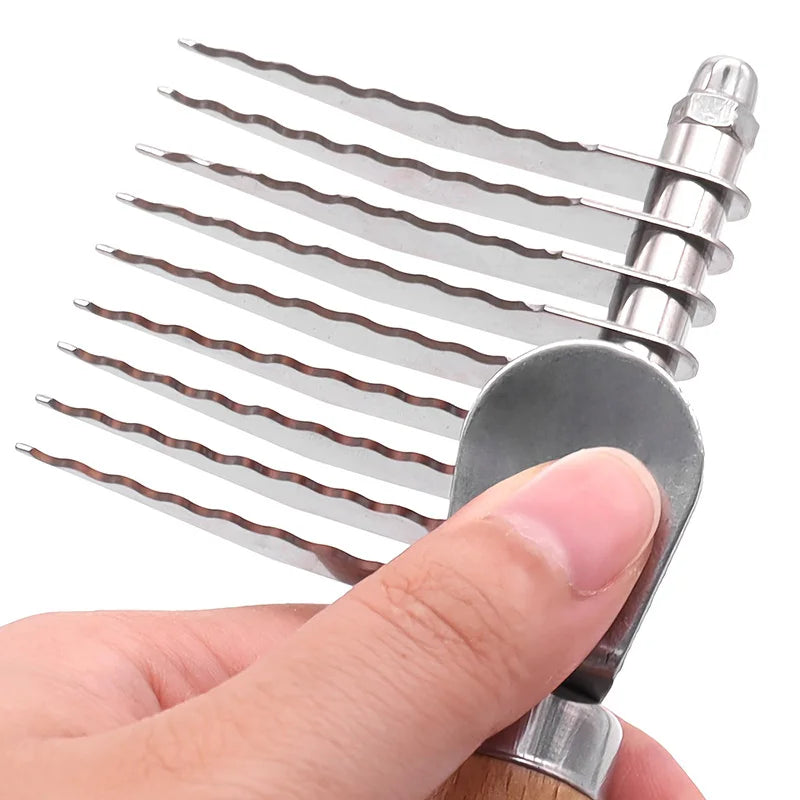 Steel Deshedding Dog Comb