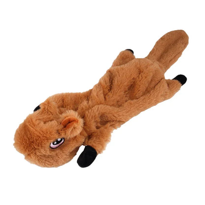 Plush Animal Squeaky Dog Chew Toy