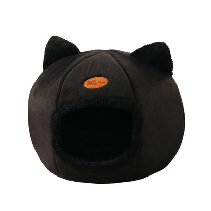 Winter Cat Cave Bed