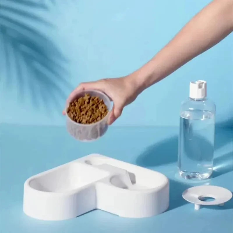 2-in-1 Auto-Refill Feeding & Water Station