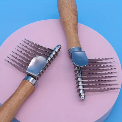 Steel Deshedding Dog Comb