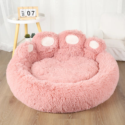 Fluffy Round Dog Bed