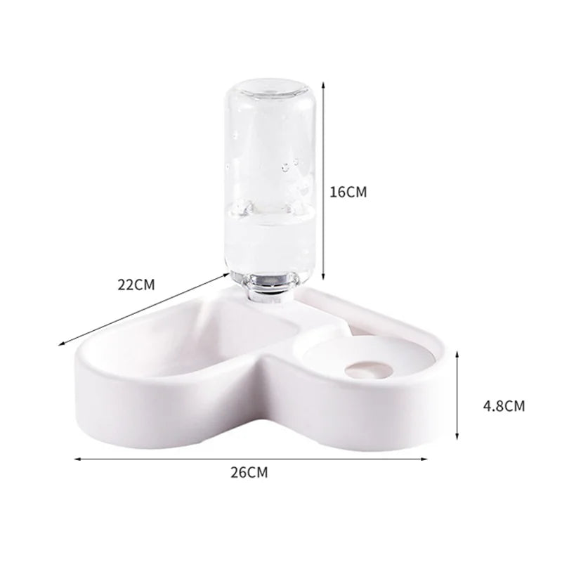 2-in-1 Auto-Refill Feeding & Water Station