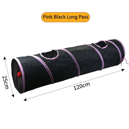 Foldable Cat Play Tunnel
