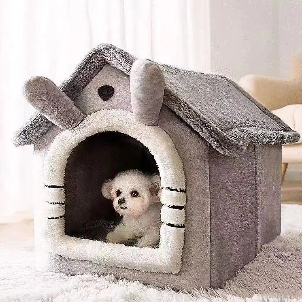 Enclosed Dog House Bed