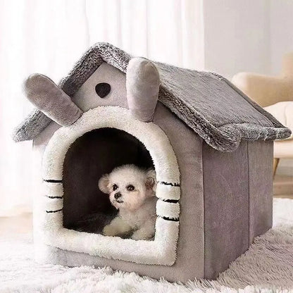 Enclosed Dog House Bed