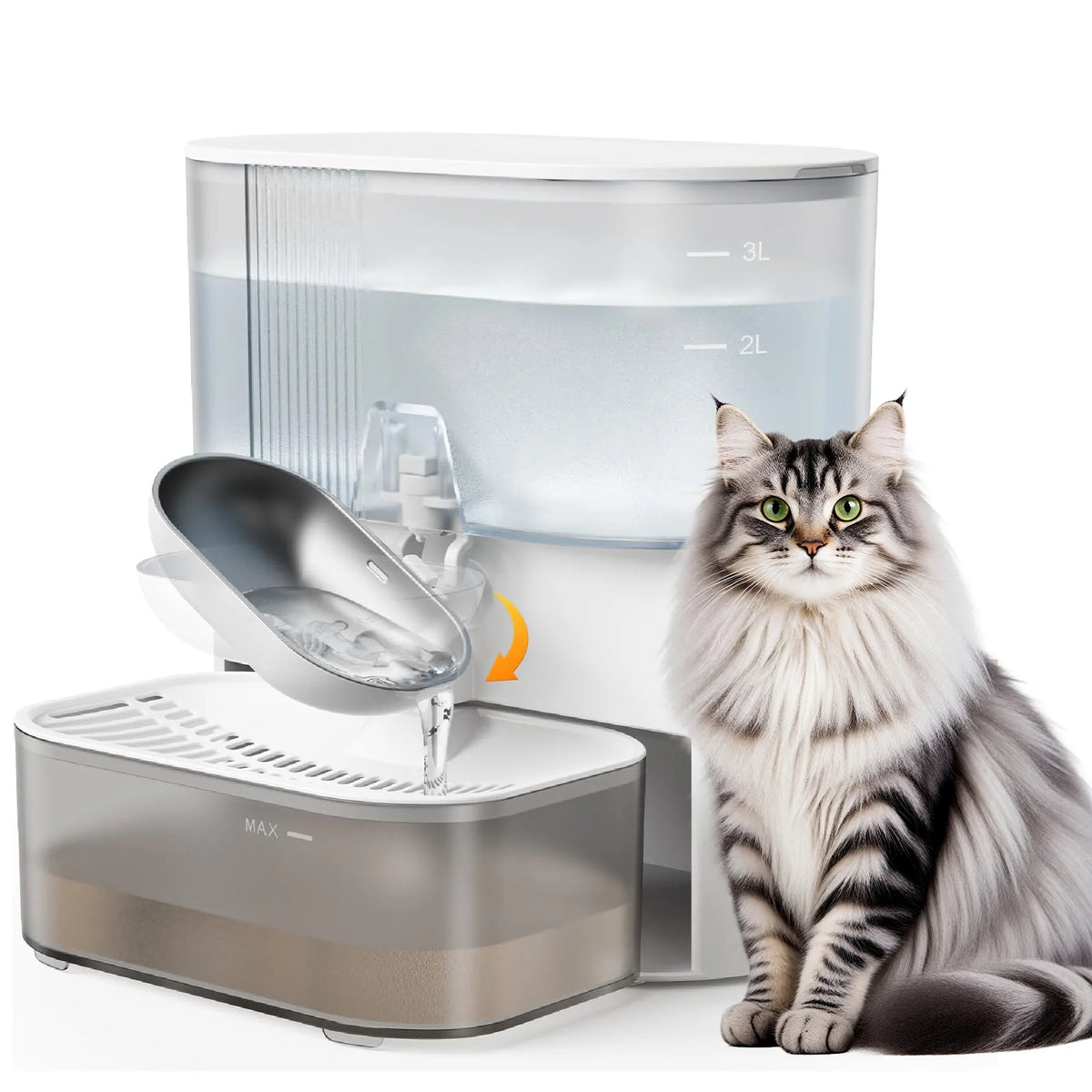 3L Timed Cat Water Fountain