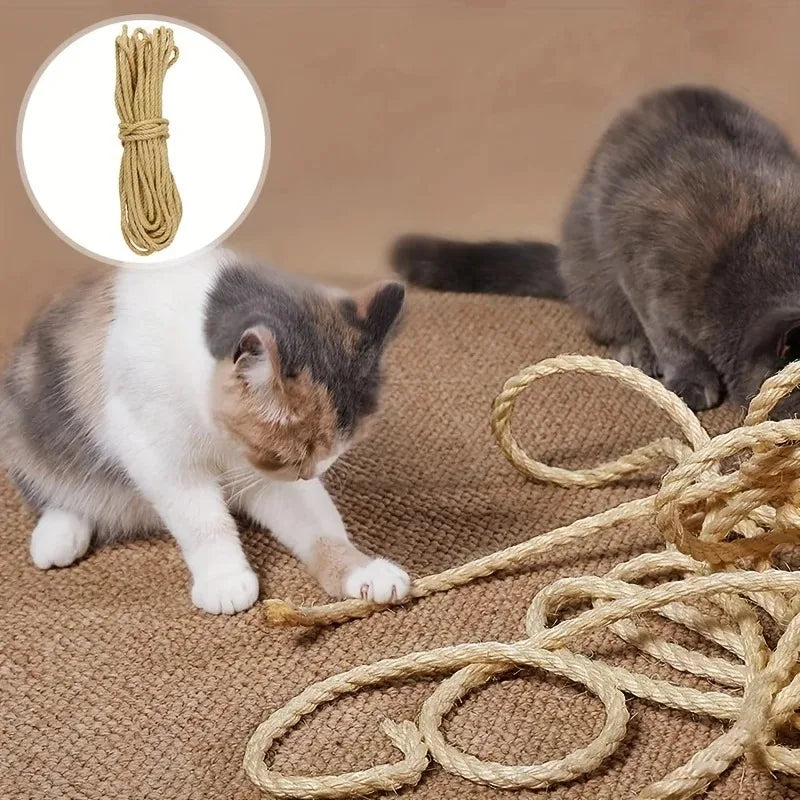 Natural Sisal Cat Scratcher Rope