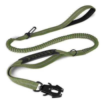 Heavy-Duty Dog Leash with Traffic Handle