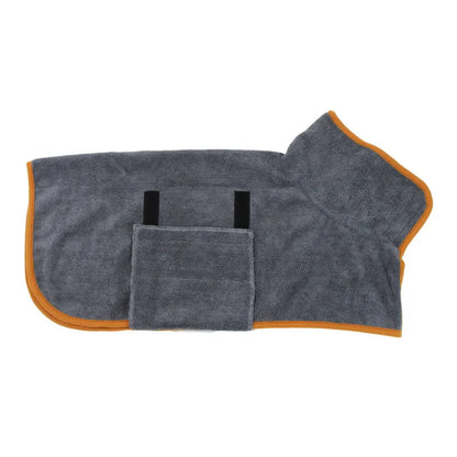 2-in-1 Dog Bathrobe Drying Towel