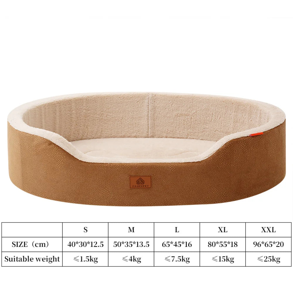Waterproof Bolster Dog Couch Bed