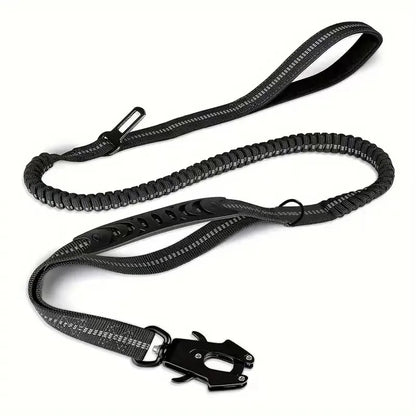 Heavy-Duty Dog Leash with Traffic Handle