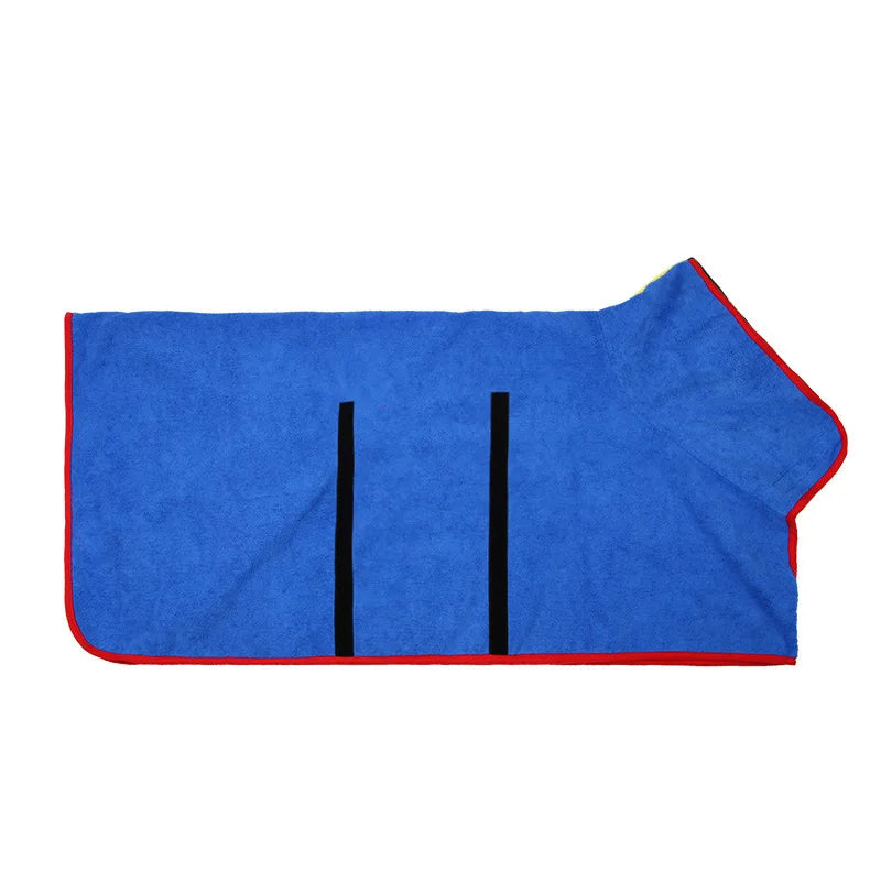 2-in-1 Dog Bathrobe Drying Towel
