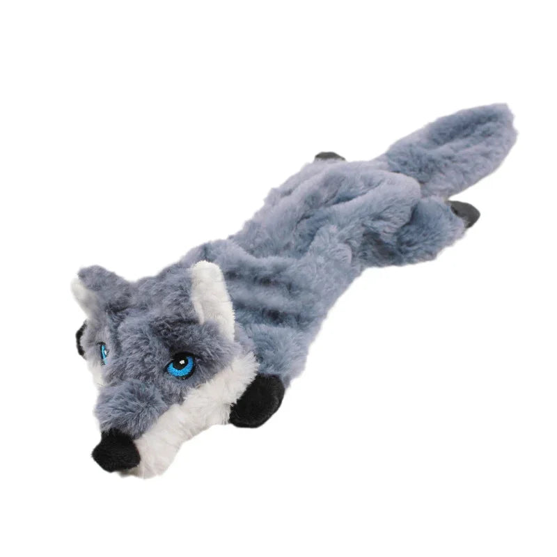Plush Animal Squeaky Dog Chew Toy