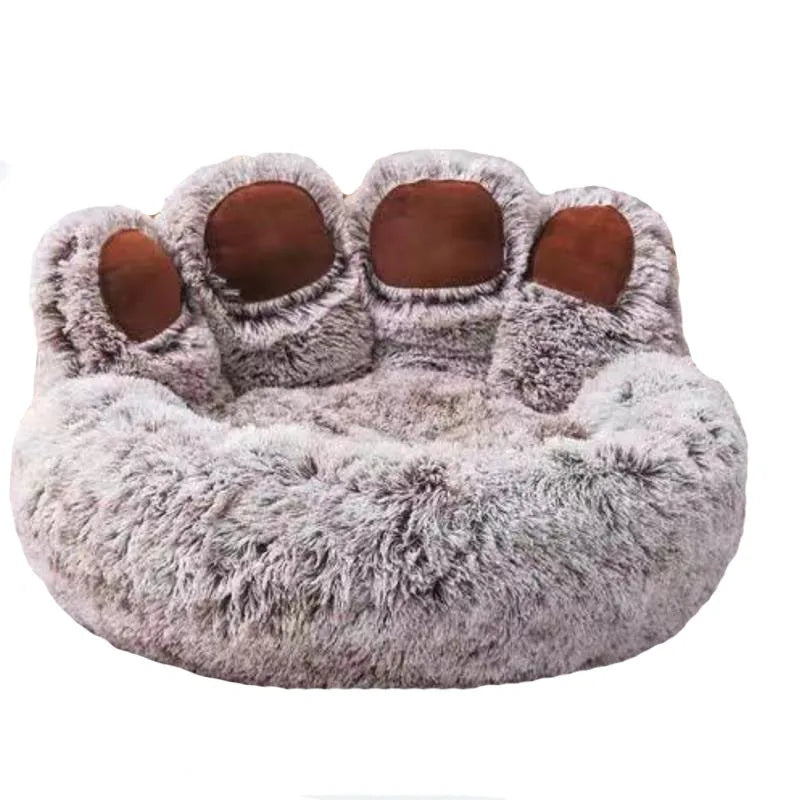 Fluffy Round Dog Bed