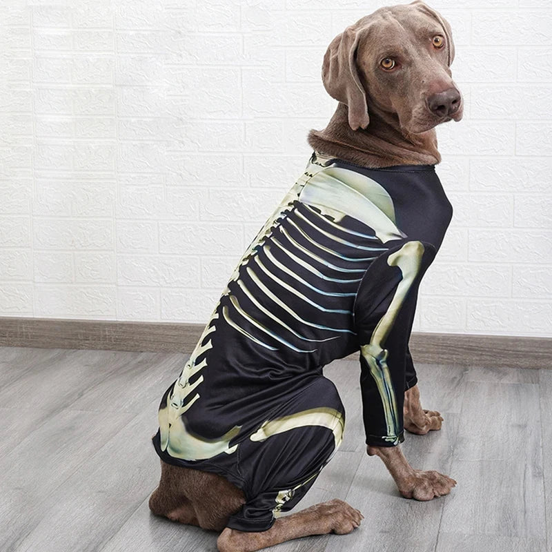Dog Halloween Skeleton Costume